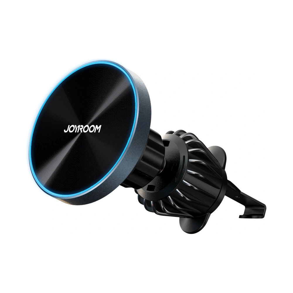 Uchwyt samochodowy na kratkę Joyroom JR-ZS240 z ładowarką indukcyjną 15W czarny