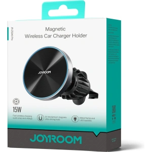 Kup Uchwyt samochodowy na kratkę Joyroom JR-ZS240 z ładowarką indukcyjną 15W czarny - JYR868 - {ean13} - Sklep Home Screen