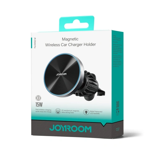 Kup Upevnění do auta na mřížku Joyroom JR-ZS240 s indukční nabíječkou 15W černé barvy - JYR868 - {ean13} - Sklep Home Screen