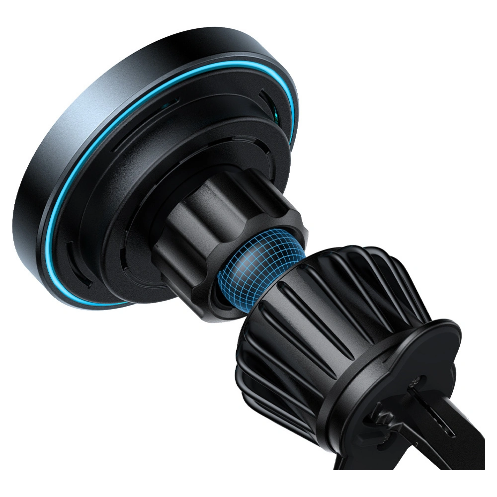 Uchwyt samochodowy na kratkę Joyroom JR-ZS240 z ładowarką indukcyjną 15W czarny