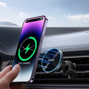 Buy Joyroom JR-ZS240 air vent car holder with 15W inductive charger black - JYR868 - {ean13} - Home Screen Store Europe
