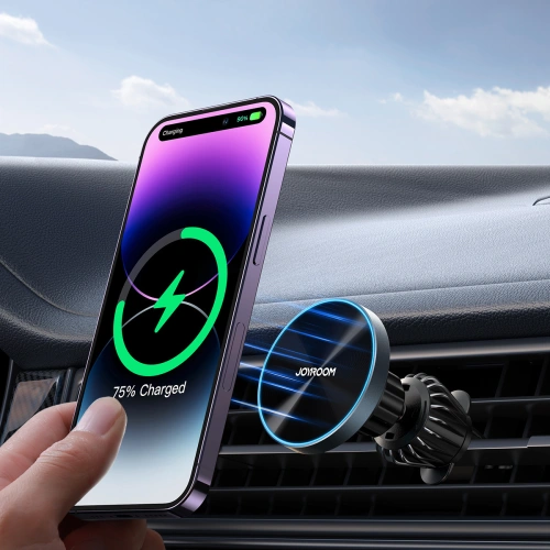 Kup Upevnění do auta na mřížku Joyroom JR-ZS240 s indukční nabíječkou 15W černé barvy - JYR868 - {ean13} - Sklep Home Screen