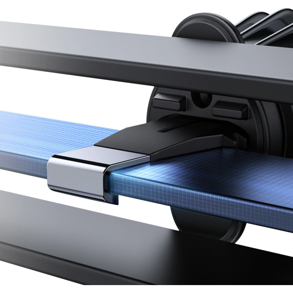 Uchwyt samochodowy na kratkę Joyroom JR-ZS240 z ładowarką indukcyjną 15W czarny