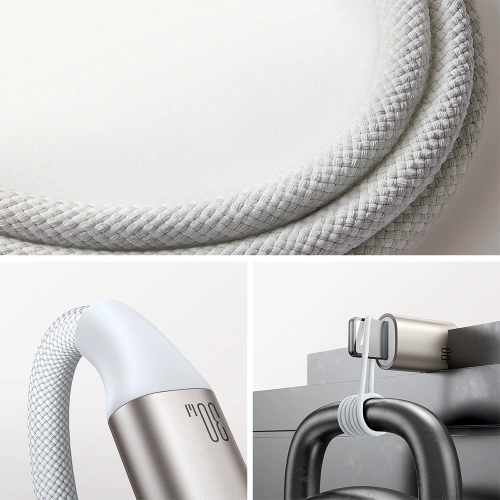 Kup Kabel 2w1 Joyroom S-IW011 USB-C / Lightning, indukční nabíječka pro Apple Watch 1.5m bílá - JYR870 - {ean13} - Sklep Home Screen