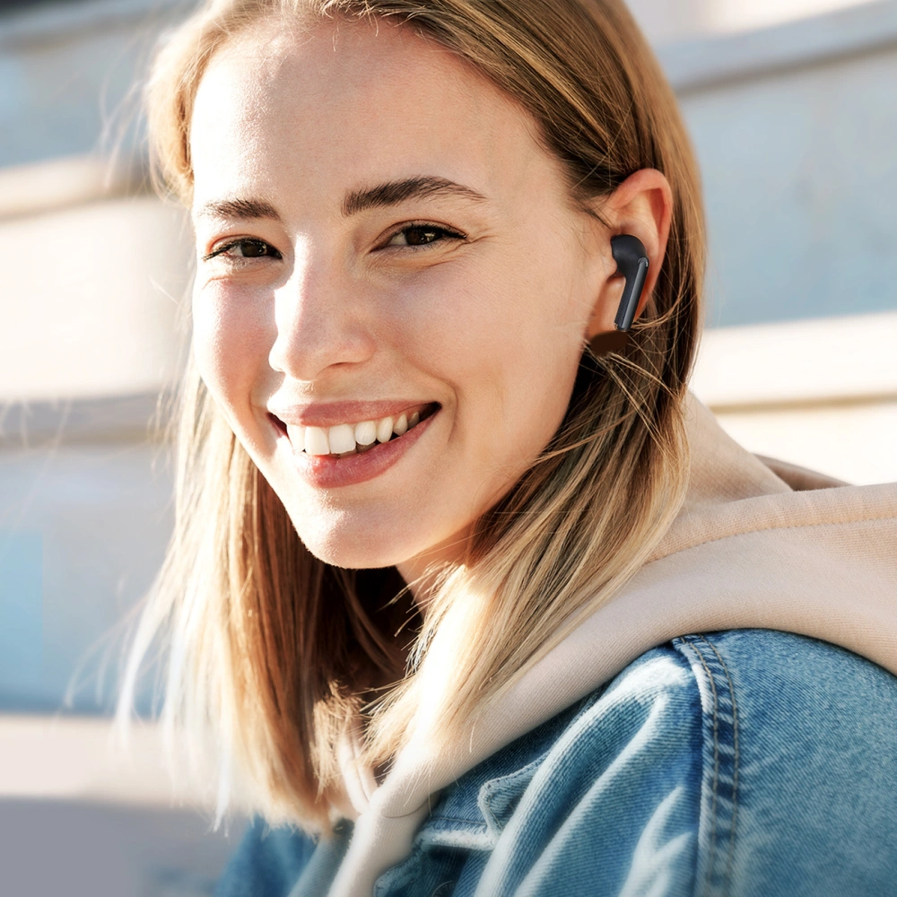 Bezprzewodowe słuchawki douszne Joyroom Funpods JR-FB2 Bluetooth 5.3 czarne