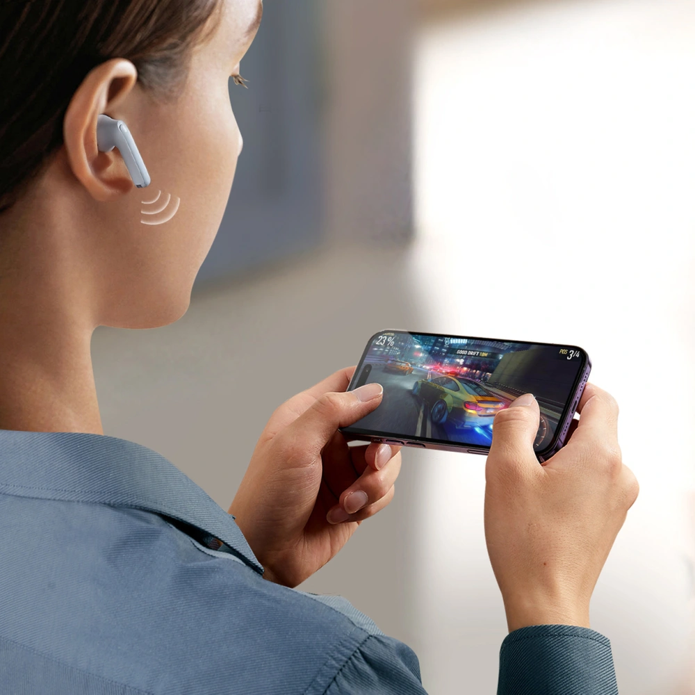 Bezprzewodowe słuchawki douszne Joyroom Funpods JR-FB2 Bluetooth 5.3 niebieskie