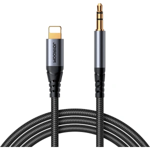 Joyroom SY-A06 cable Lightning / AUX mini jack 3.5mm 1.2m black