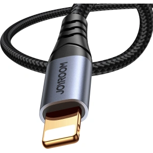 Kabel audio Joyroom SY-A06 Lightning / AUX mini jack 3.5mm 1.2m czarny