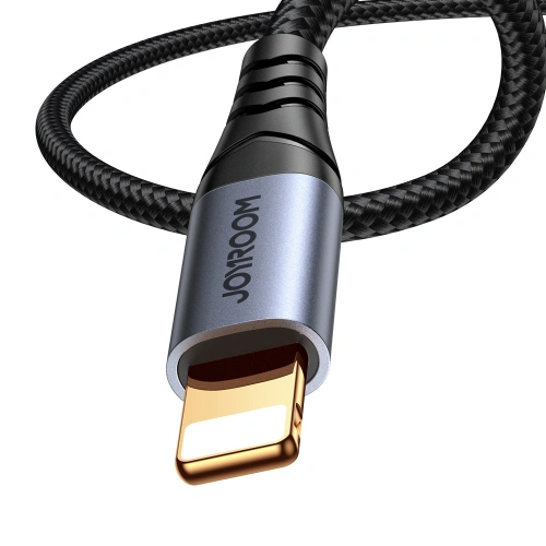 Kup Audio-Kabel Joyroom SY-A06 Lightning / AUX Mini-Klinke 3.5mm 1.2m schwarz - JYR874 - {ean13} - Sklep Home Screen
