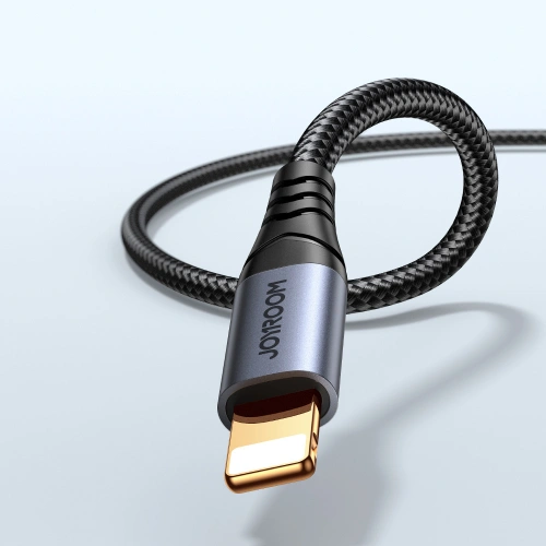 Kup Audio-Kabel Joyroom SY-A06 Lightning / AUX Mini-Klinke 3.5mm 1.2m schwarz - JYR874 - {ean13} - Sklep Home Screen