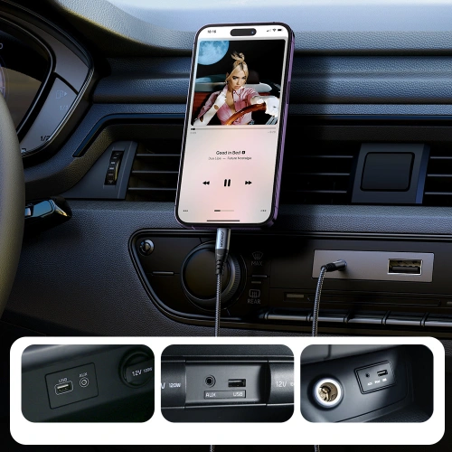 Kup Audio kábel Joyroom SY-A06 Lightning / AUX mini jack 3.5mm 1.2m fekete - JYR874 - {ean13} - Sklep Home Screen