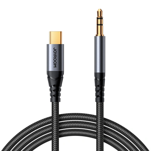 Kup Kabel audio Joyroom SY-A07 USB-C / AUX mini jack 3.5mm 1.2m černý - JYR875 - {ean13} - Sklep Home Screen