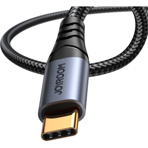 Kabel audio Joyroom SY-A07 USB-C / AUX mini jack 3.5mm 1.2m czarny