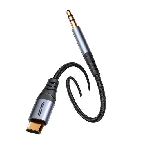 Kup Kabel audio Joyroom SY-A07 USB-C / AUX mini jack 3.5mm 1.2m černý - JYR875 - {ean13} - Sklep Home Screen