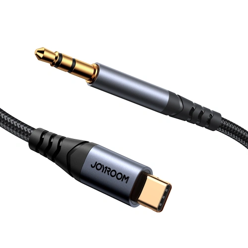 Kup Kabel audio Joyroom SY-A07 USB-C / AUX mini jack 3.5mm 1.2m černý - JYR875 - {ean13} - Sklep Home Screen