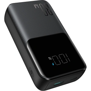 Powerbank Joyroom JR-PBC06 10000mAh 30W + wbudowane kable USB-C, Lightning czarny