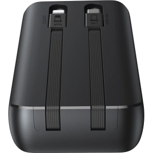 Powerbank Joyroom JR-PBC06 10000mAh 30W + wbudowane kable USB-C, Lightning czarny