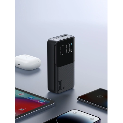 Kup Powerbank Joyroom JR-PBC06 10000mAh 30W + eingebaute USB-C, Lightning Kabel schwarz - JYR878 - {ean13} - Sklep Home Screen