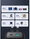 Kup Powerbank Joyroom JR-PBC06 10000mAh 30W + eingebaute USB-C, Lightning Kabel schwarz - JYR878 - {ean13} - Sklep Home Screen