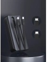 Kup Joyroom Powerbank JR-PBC06 10000mAh 30W + cabluri USB-C, Lightning încorporate negru - JYR878 - {ean13} - Sklep Home Screen