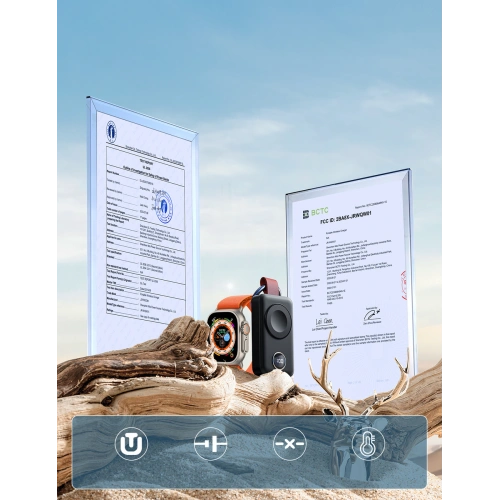 Kup Bezdrátový powerbank Joyroom JR-WQW01 2000mAh 3W pro Apple Watch černý - JYR880 - {ean13} - Sklep Home Screen