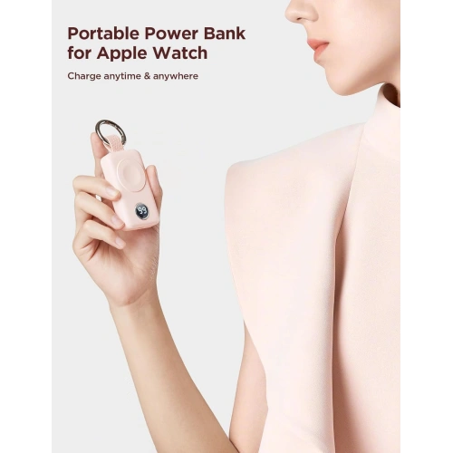 Kup Vezeték nélküli powerbank Joyroom JR-WQW01 2000mAh 3W Apple Watch-hoz rózsaszín - JYR881 - {ean13} - Sklep Home Screen