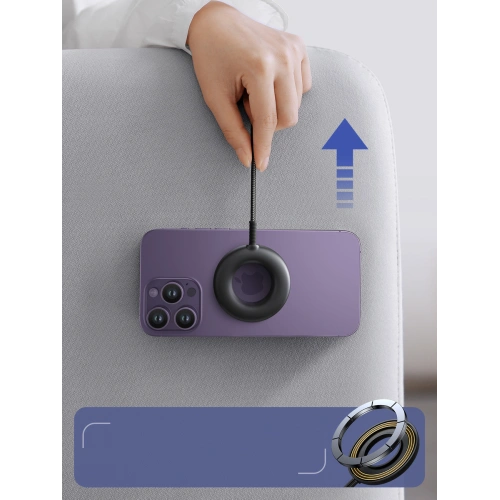 Buy Joyroom JR-WQM03 inductive charger USB-A / USB-C 15W black - JYR882 - {ean13} - Home Screen Store Europe