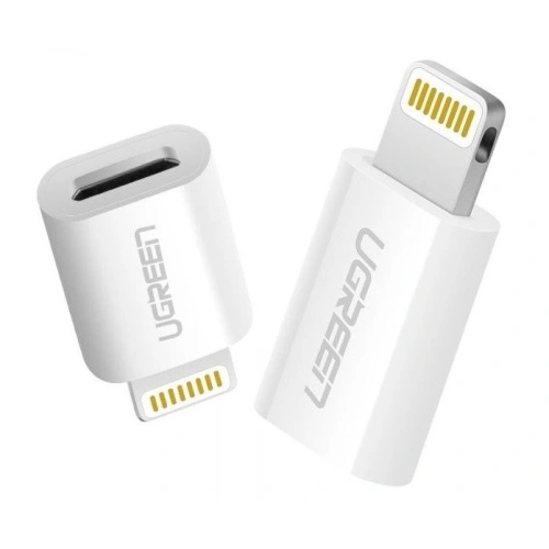 Kup Adaptor Lightning la micro USB MFi UGREEN 2.4A (alb) - UGR120WHT - {ean13} - Sklep Home Screen