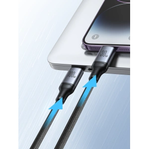 Buy Joyroom Speedy Series SA21-1T2 2in1 cable USB-C / USB-C, Lightning 100W 1.5m black - JYR886 - {ean13} - Home Screen Store Europe