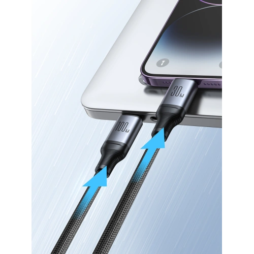 Kup Kabel 2w1 Joyroom Speedy Series SA21-1T2 USB-C / USB-C, Lightning 100W 1.5m černý - JYR886 - {ean13} - Sklep Home Screen