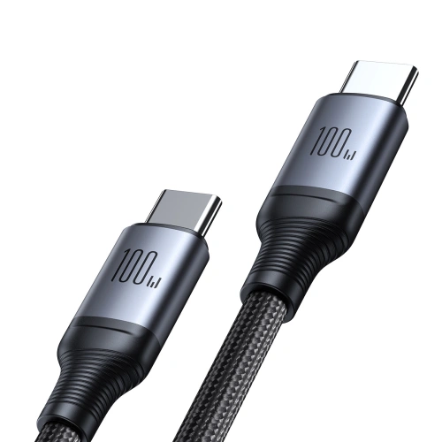 Kup Kabel 2w1 Joyroom Speedy Series SA21-1T2 USB-C / 2xUSB-C 100W 1.5m czarny - JYR887 - {ean13} - Sklep Home Screen