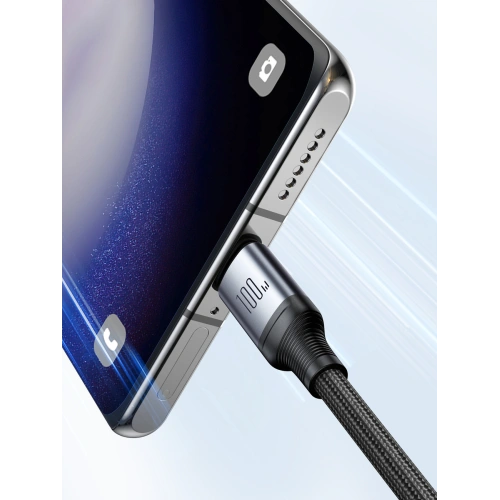 Kup Kabel 2w1 Joyroom Speedy Series SA21-1T2 USB-C / 2xUSB-C 100W 1.5m czarny - JYR887 - {ean13} - Sklep Home Screen