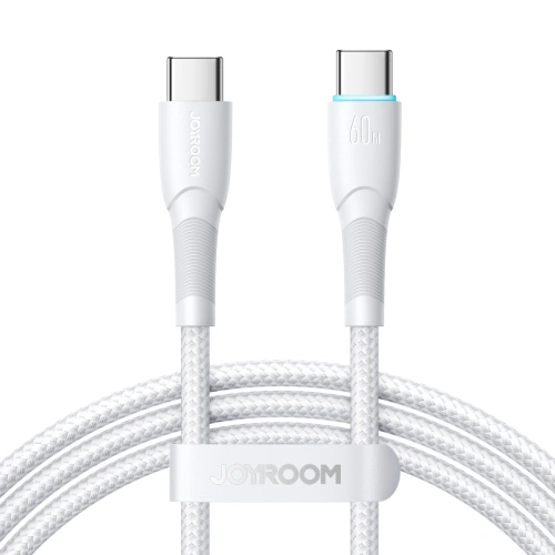 Kup Joyroom Cablu Starry Series SA32-CC3 USB-C / USB-C 60W 1m alb - JYR889 - {ean13} - Sklep Home Screen