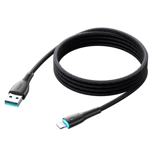 Kup Kabel Joyroom Starry Series SA32-AL3 USB-A / Lightning 3A 1m czarny - JYR896 - {ean13} - Sklep Home Screen