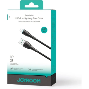 Kabel Joyroom Starry Series SA32-AL3 USB-A / Lightning 3A 1m czarny