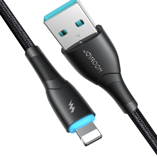 Kup Kabel Joyroom Starry Series SA32-AL3 USB-A / Lightning 3A 1m czarny - JYR896 - {ean13} - Sklep Home Screen