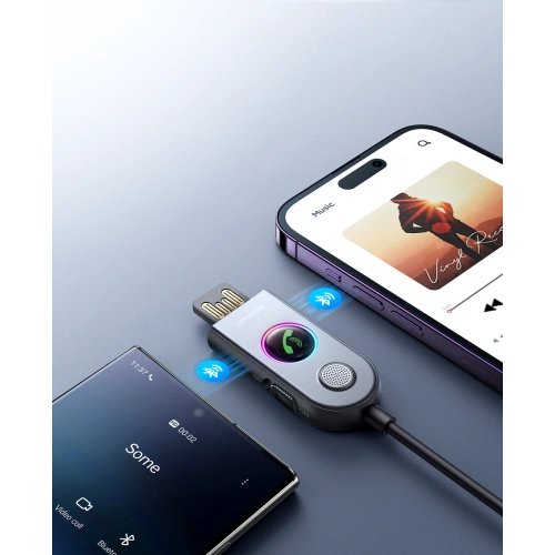 Kup Joyroom Receptor auto fără fir JR-CB6 gri - JYR900 - {ean13} - Sklep Home Screen