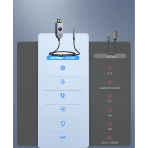 Kup Automobilní bezdrátový přijímač Joyroom JR-CB6 šedý - JYR900 - {ean13} - Sklep Home Screen