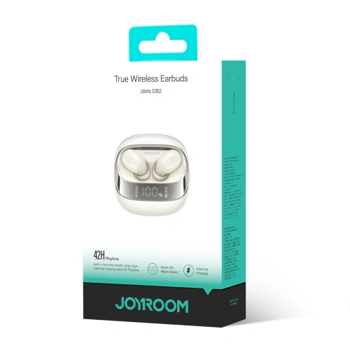 Kup Drahtlose In-Ear-Kopfhörer Joyroom Jdots Series JR-DB2 weiß - JYR903 - {ean13} - Sklep Home Screen