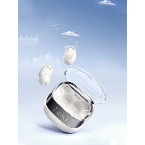 Kup Joyroom Căști in-ear fără fir Jdots Series JR-DB2 alb - JYR903 - {ean13} - Sklep Home Screen