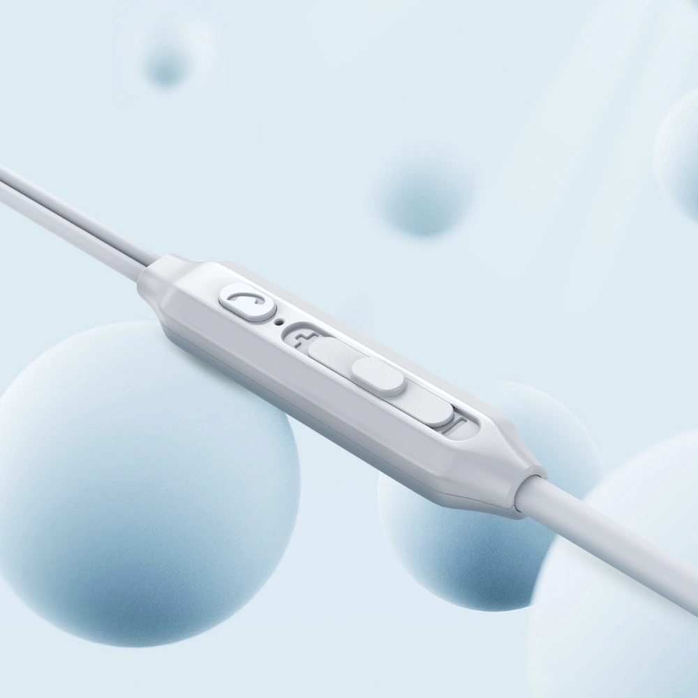 Słuchawki dokanałowe Joyroom JR-EC06 USB-C srebrne