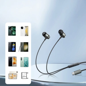 Kup In-ear Kopfhörer Joyroom JR-EC06 USB-C grau - JYR908 - {ean13} - Sklep Home Screen