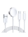 Kup Kabel 3w1 Joyroom S-IW008 USB-A / ładowarka magnetyczna, USB-C, Lightning 1.2m biały - JYR912 - {ean13} - Sklep Home Screen
