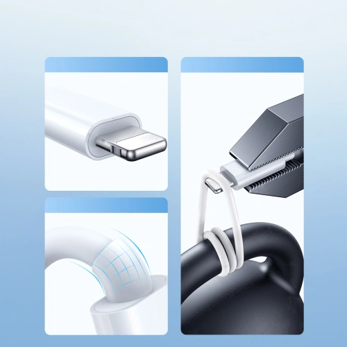 Kup Kabel 3w1 Joyroom S-IW008 USB-A / ładowarka magnetyczna, USB-C, Lightning 1.2m biały - JYR912 - {ean13} - Sklep Home Screen