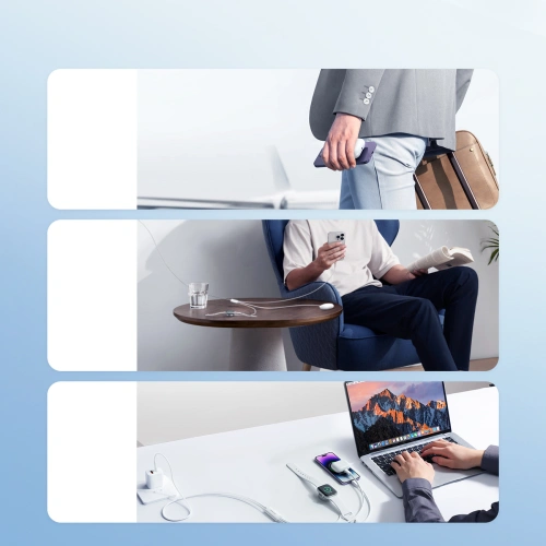 Kup Kábel 3w1 Joyroom S-IW008 USB-A / mágneses töltő, USB-C, Lightning 1.2m fehér - JYR912 - {ean13} - Sklep Home Screen