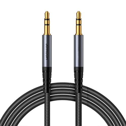 Kup Audio-Kabel Joyroom SY-A08 Mini-Klinke 3.5mm / AUX Mini-Klinke 3.5mm 1.2m schwarz - JYR913 - {ean13} - Sklep Home Screen