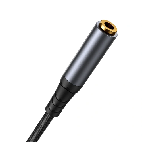 Kup Audio-Kabel Joyroom SY-A09 Mini-Klinke 3.5mm weiblich / AUX Mini-Klinke 3.5mm männlich 1,2 m schwarz - JYR915 - {ean13} - Sklep Home Screen