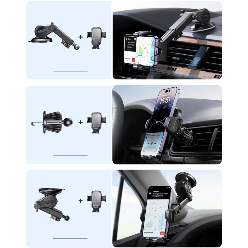 Buy Joyroom JR-ZS350 car cockpit mount black - JYR916 - {ean13} - Home Screen Store Europe