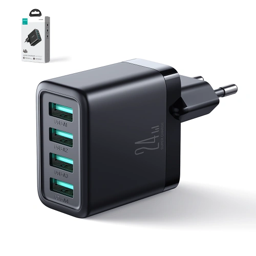 Kup Netzteil Joyroom JR-TCN03 4xUSB-A 24W 4.8A schwarz - JYR921 - {ean13} - Sklep Home Screen