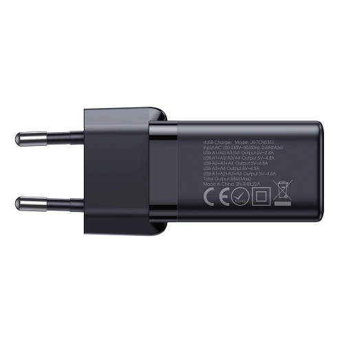 Kup Netzteil Joyroom JR-TCN03 4xUSB-A 24W 4.8A schwarz - JYR921 - {ean13} - Sklep Home Screen